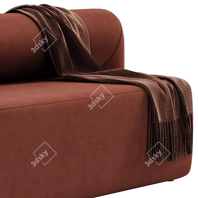 Modern Moss Sofa Collection 3D model image 11