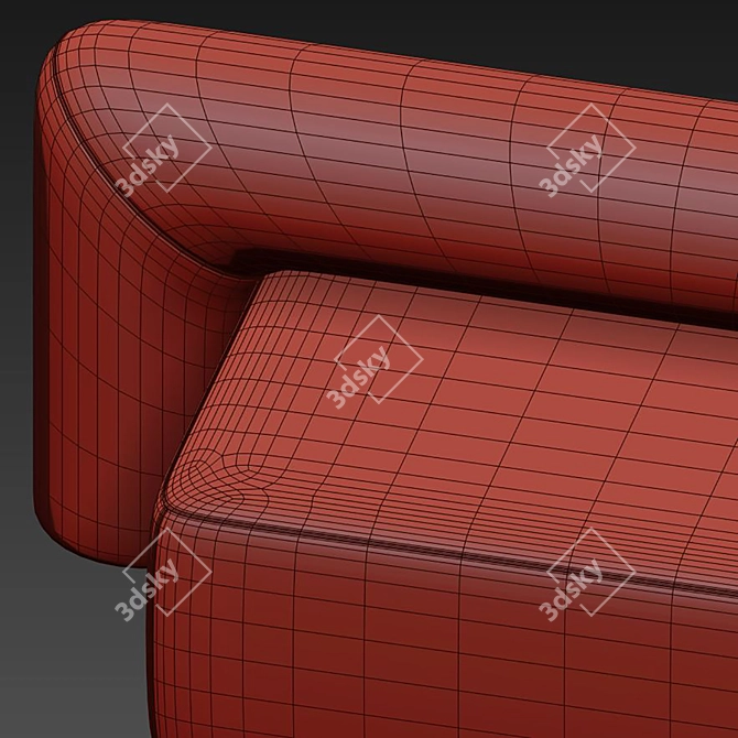 Modern Moss Sofa Collection 3D model image 14