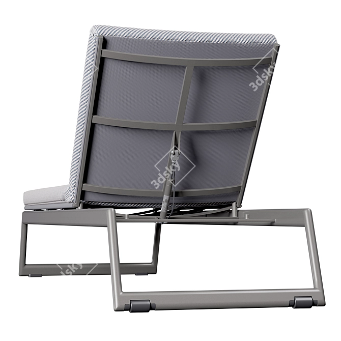 Elegant Yoko Sun Lounger Relaxation 3D model image 5