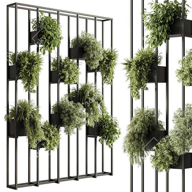 Green Oasis Divider Set 102 3D model image 1