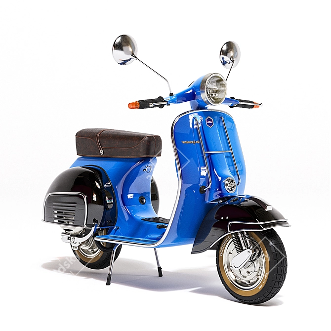 Sleek Vespa 7 3D Model 3D model image 1