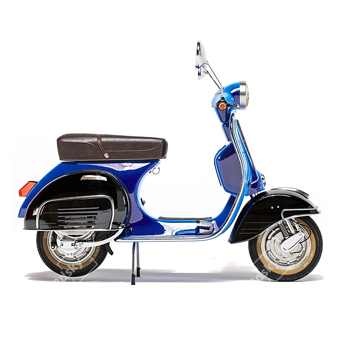 Sleek Vespa 7 3D Model 3D model image 3