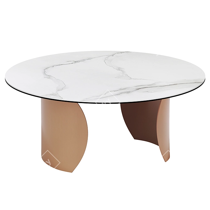 Renato Stone Coffee Table 3D model image 1