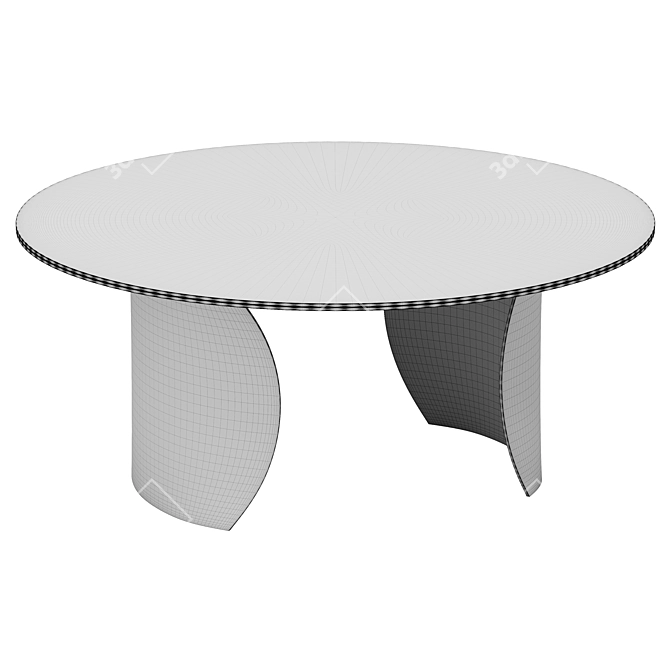 Renato Stone Coffee Table 3D model image 2