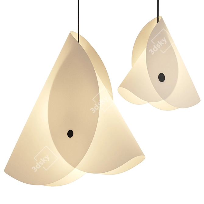 Orukami AM.PM Pendant Lights 3D model image 1