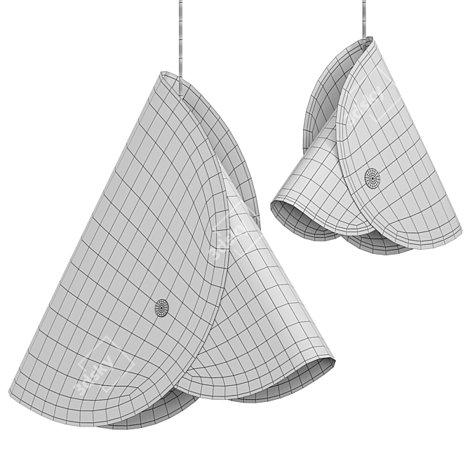 Orukami AM.PM Pendant Lights 3D model image 3