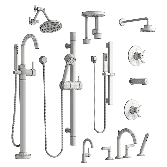  Brizo Bath Faucet Collection 3D model image 7