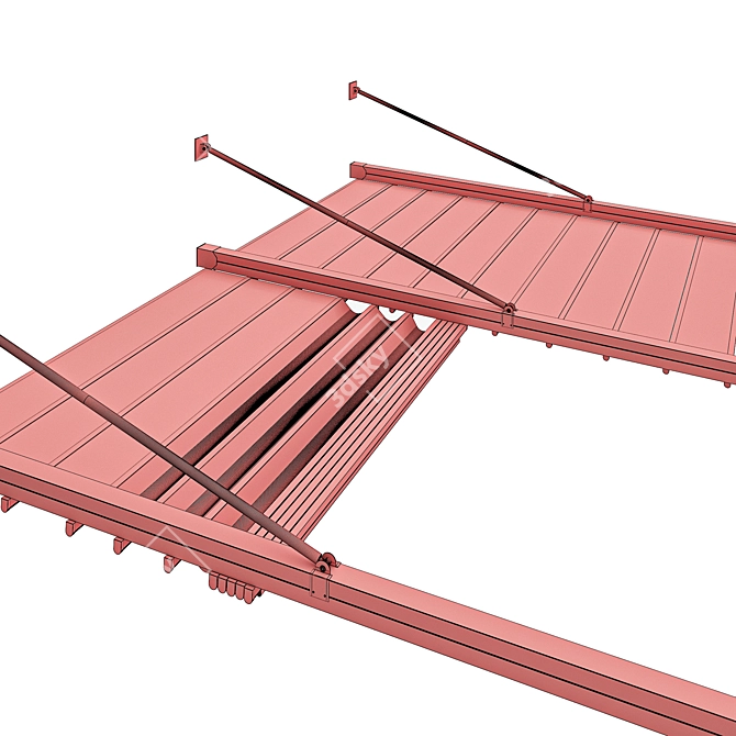 Exterior Door & Window Sunshade 3D model image 3