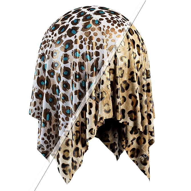 Animal Style Fabric Material Pack 3D model image 1