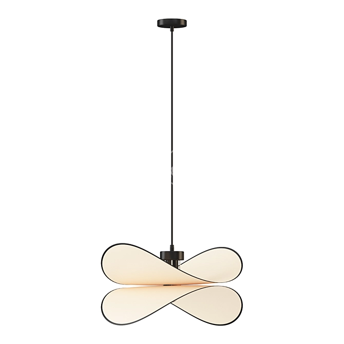 Modern Elegance Pendant Light 3D model image 2