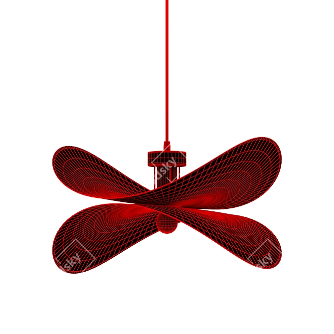 Modern Elegance Pendant Light 3D model image 3