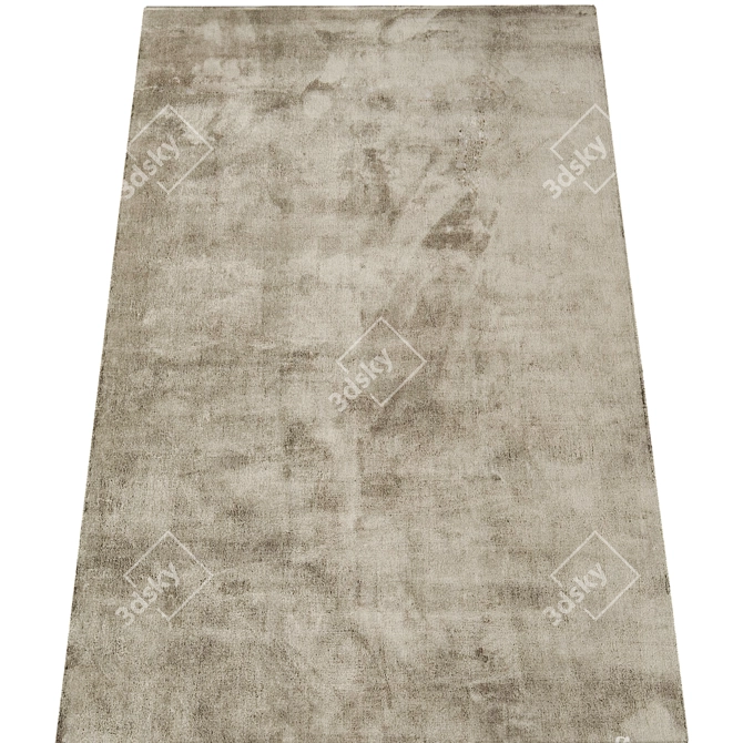 High-Res 5-Piece Rug Set 3D model image 3