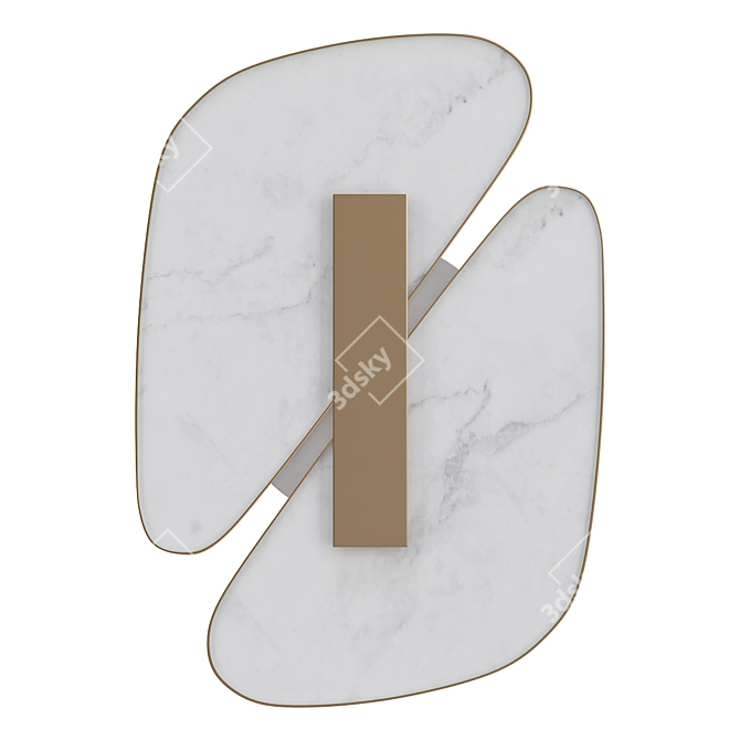 Marble Plates Bra 3D model image 1