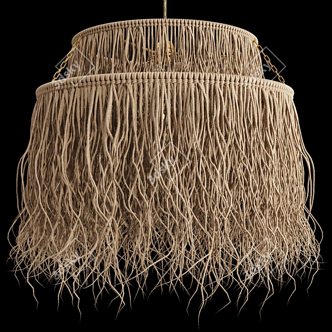 Boho Pendant Lamp 3D Models 3D model image 5