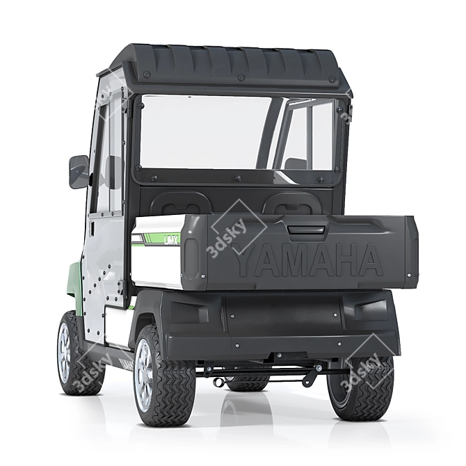 Yamaha UMAX CAB Golf Cart 3D model image 4