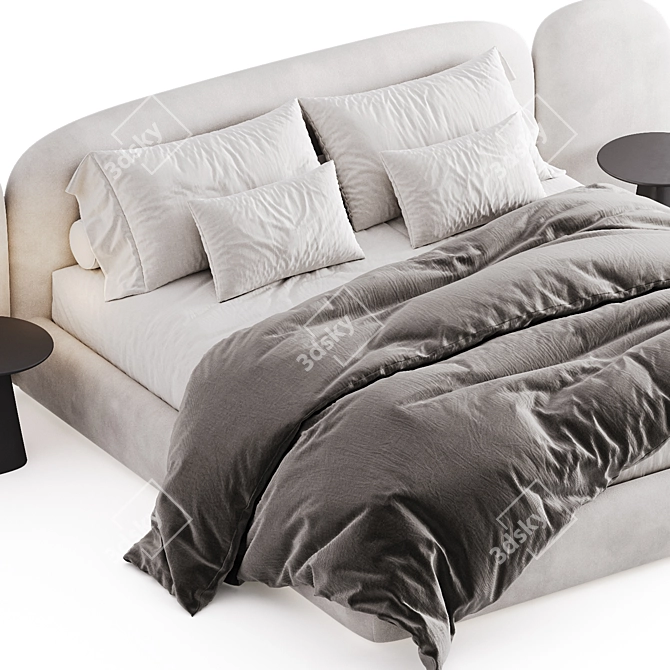 Modern VAO Bed by Paolo Castelli 3D model image 3