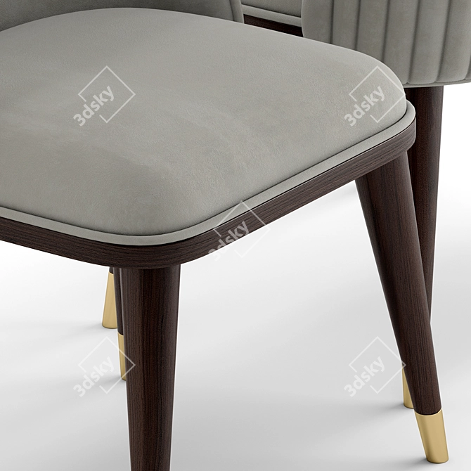 Luxe Velvet Romeo Chair Lavsit 3D model image 7