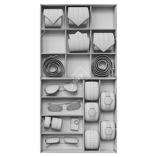 Men's Accessory Organizer Kit 3D model image 5