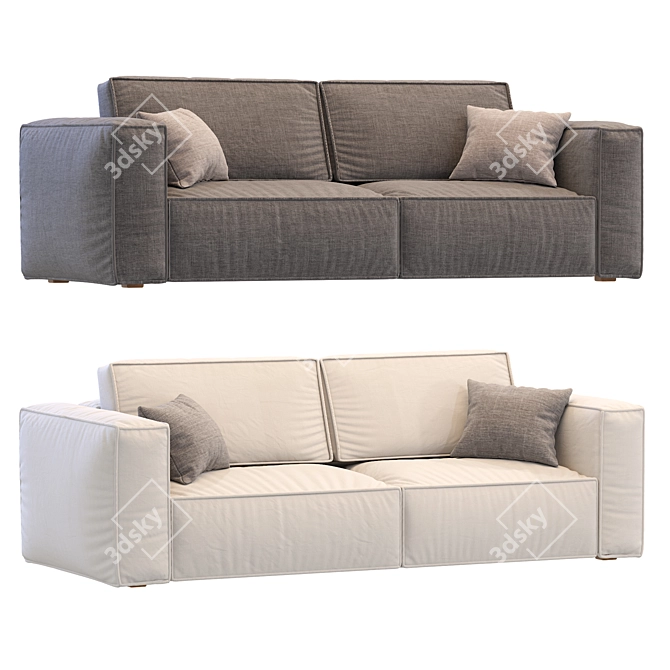 Modern Ebi Sofa Design 3D 3D model image 2