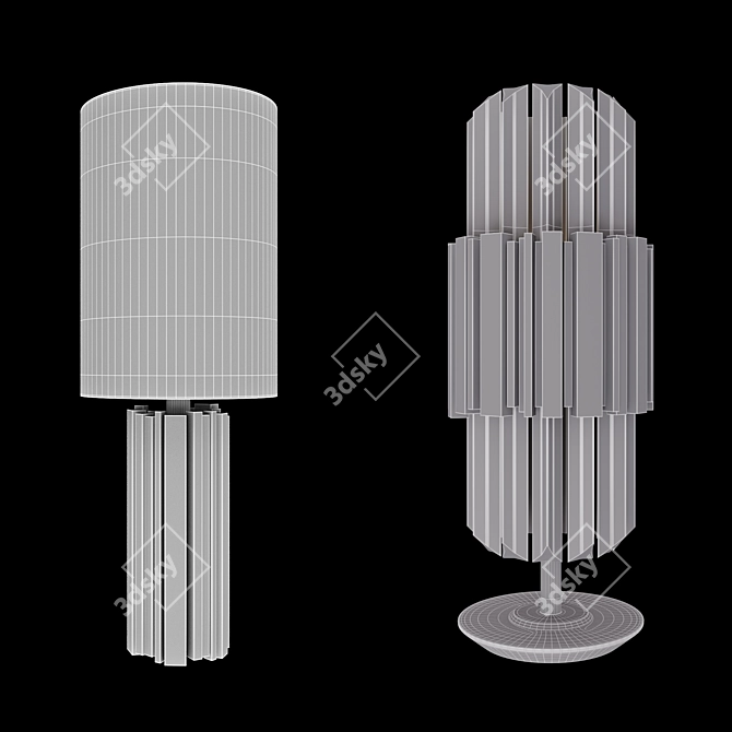 Empire II Luxxu Table Lamp 3D model image 4