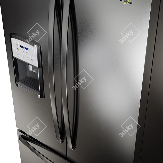 Whirlpool 3D Refrigerator Bundle 3D model image 6