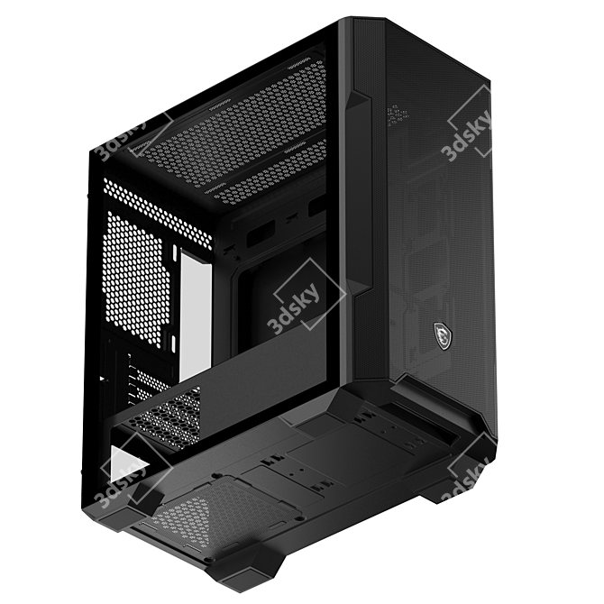 MSI MAG Forge M100R Mini-Tower 3D model image 6