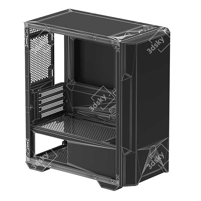 MSI MAG Forge M100R Mini-Tower 3D model image 7