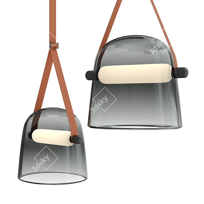 Modern Large Pendant Lamp Fixture 3D model image 1