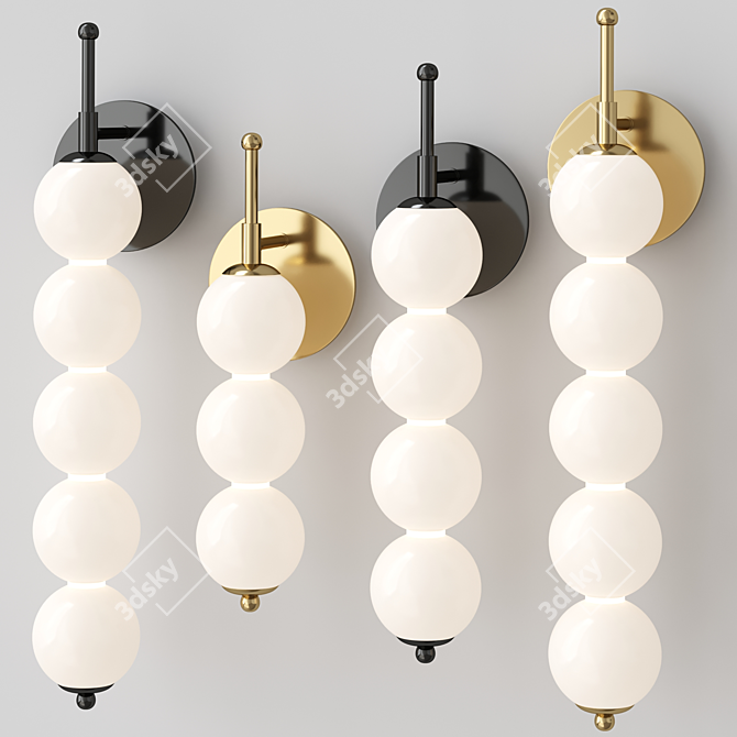 Sweet Glow Wall Sconce 3D model image 1