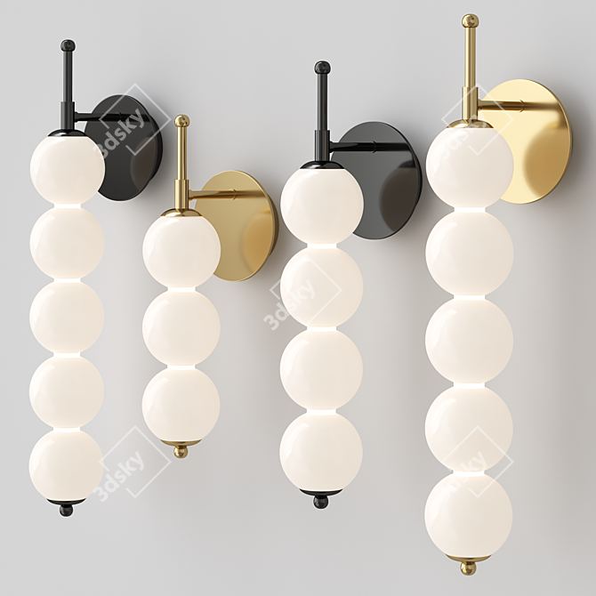 Sweet Glow Wall Sconce 3D model image 2