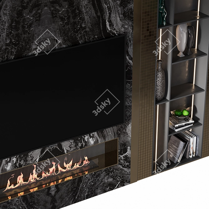 Modern TV Wall Mount 44 3D model image 5