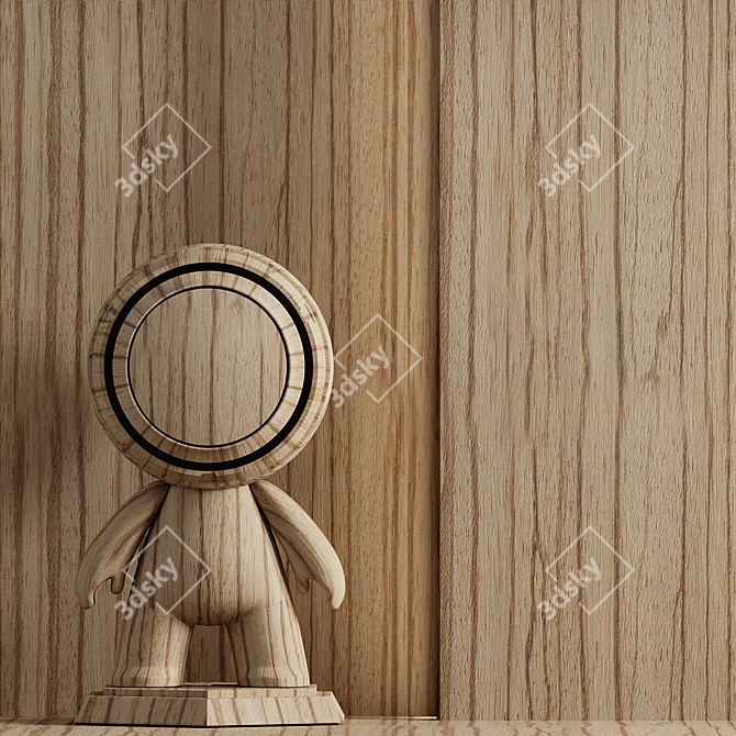 Wood 53 Seamless 4K Textures 3D model image 1