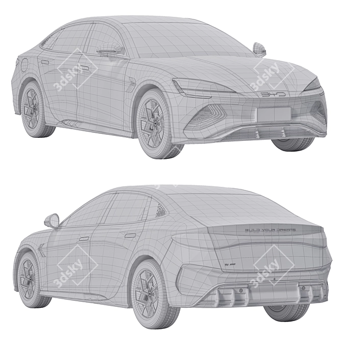 Archived BYD Seal 2024 Pack 3D model image 3