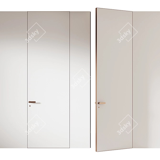 PIU Aluminum Doors: Modern Design 3D model image 9