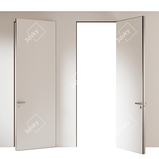 PIU Aluminum Doors: Modern Design 3D model image 10