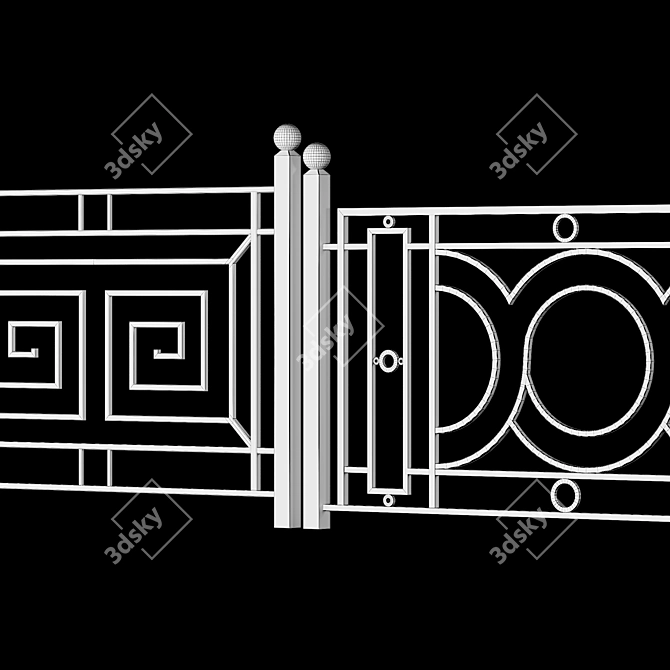 BorderGuard Fence 2.0 3D model image 4