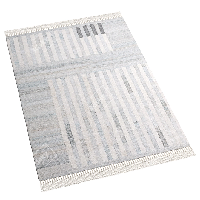 Eco-Chic Timoli Indoor Rug 3D model image 3