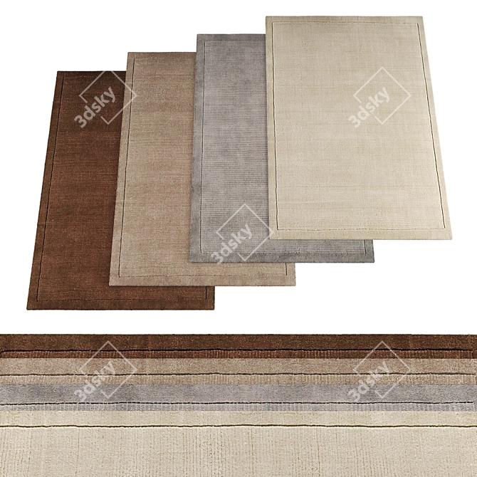 High-Resolution Rug Texture Set 3D model image 1