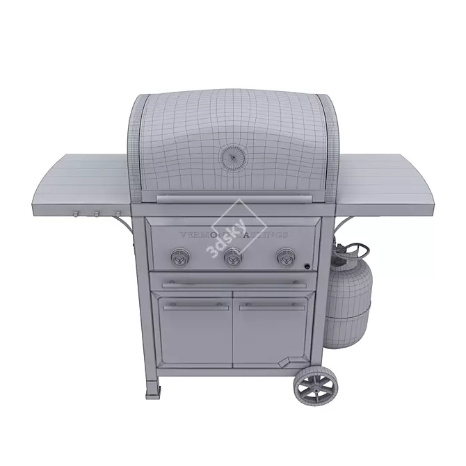 Vermont Castings Gas Grill, BBQ. 3D model image 6