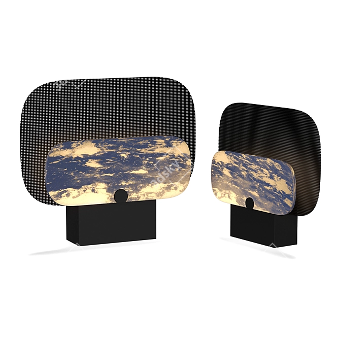 CenterSvet Table Perforato Lamp 3D model image 1