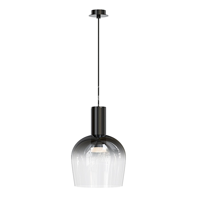 Modern Pendant Light Fixture 3D model image 1