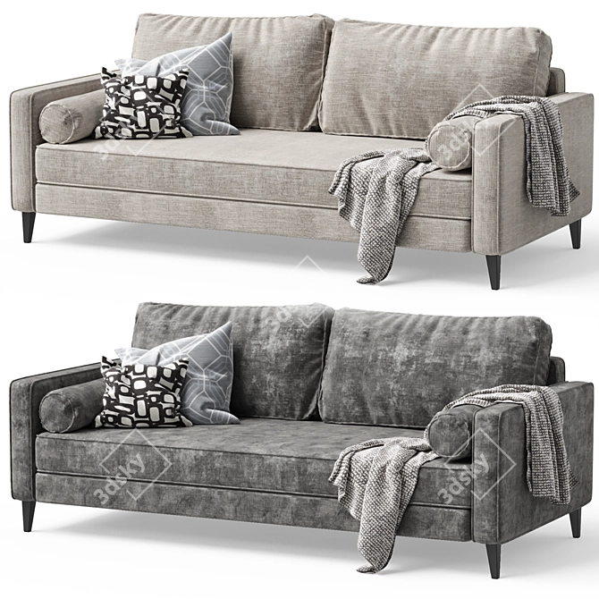 Irvin Sofa Set: Modern Elegance 3D model image 2