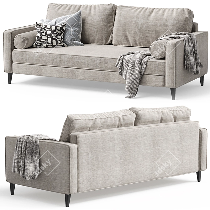 Irvin Sofa Set: Modern Elegance 3D model image 3