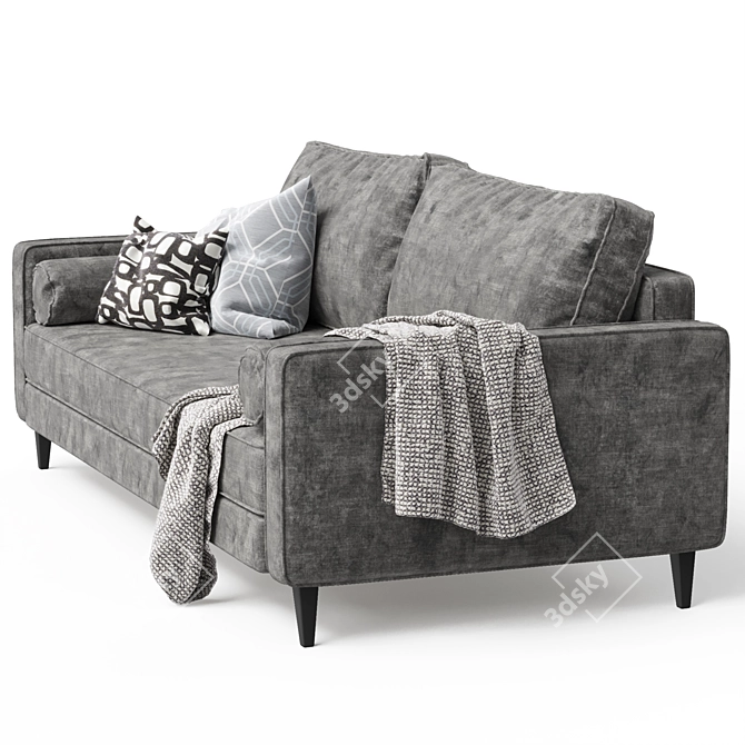 Irvin Sofa Set: Modern Elegance 3D model image 6