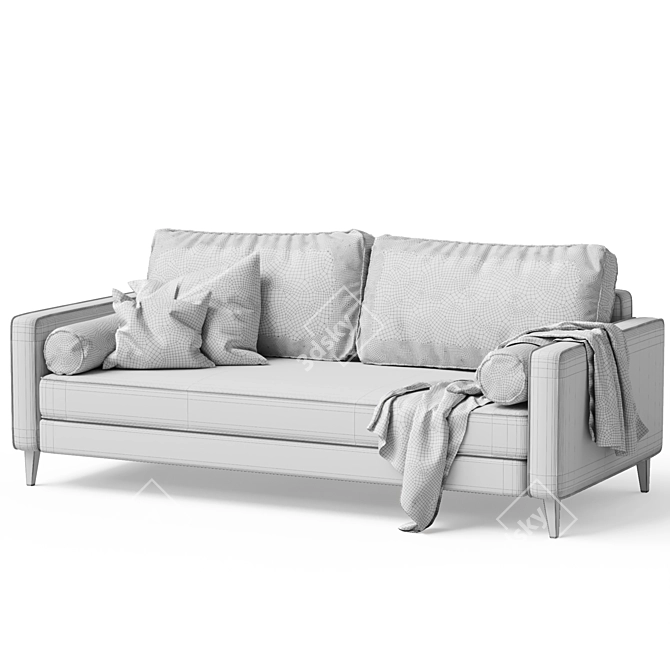 Irvin Sofa Set: Modern Elegance 3D model image 7