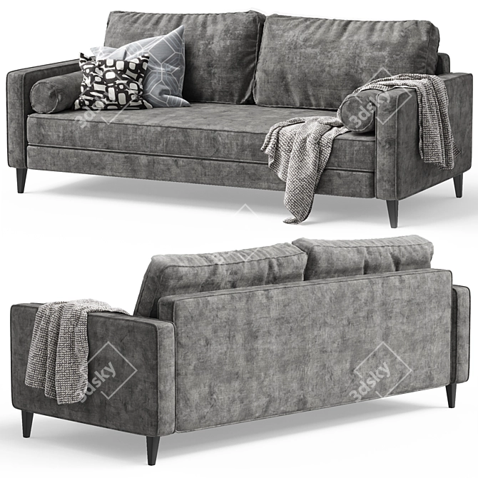 Irvin Sofa Set: Modern Elegance 3D model image 10