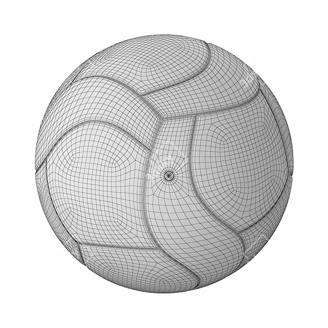 Official Volleyball Superliga Ball 3D model image 5