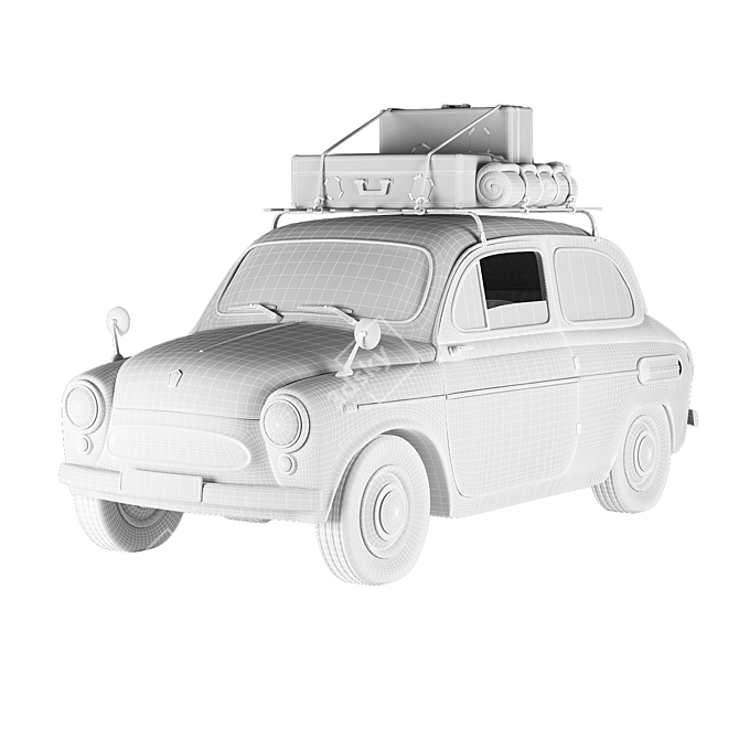 Soviet Microcar ZAZ-965 3D model image 2