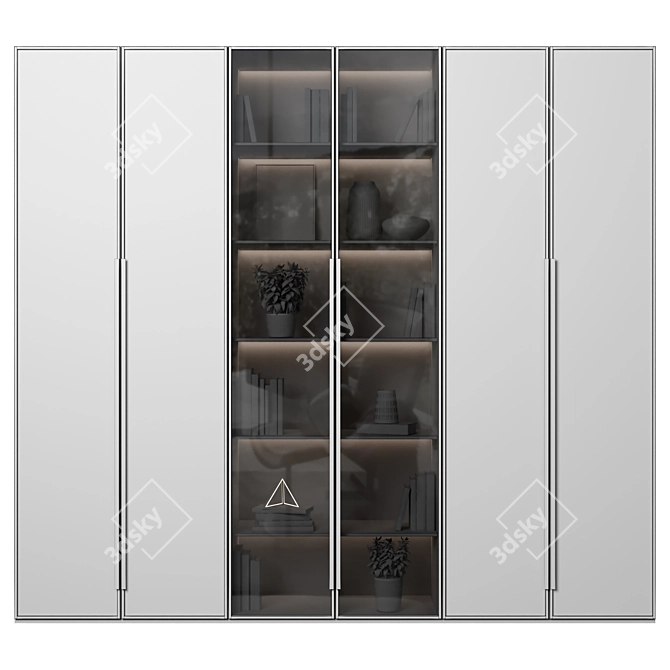 Modular Cabinet & Shelf System 3D model image 4