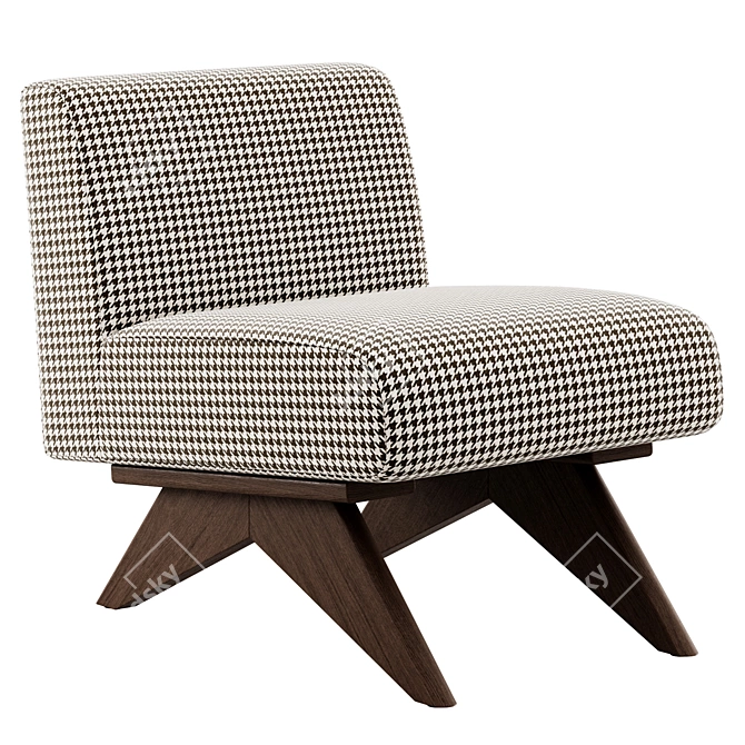 Modern Huxley Chair: Unique Style 3D model image 1